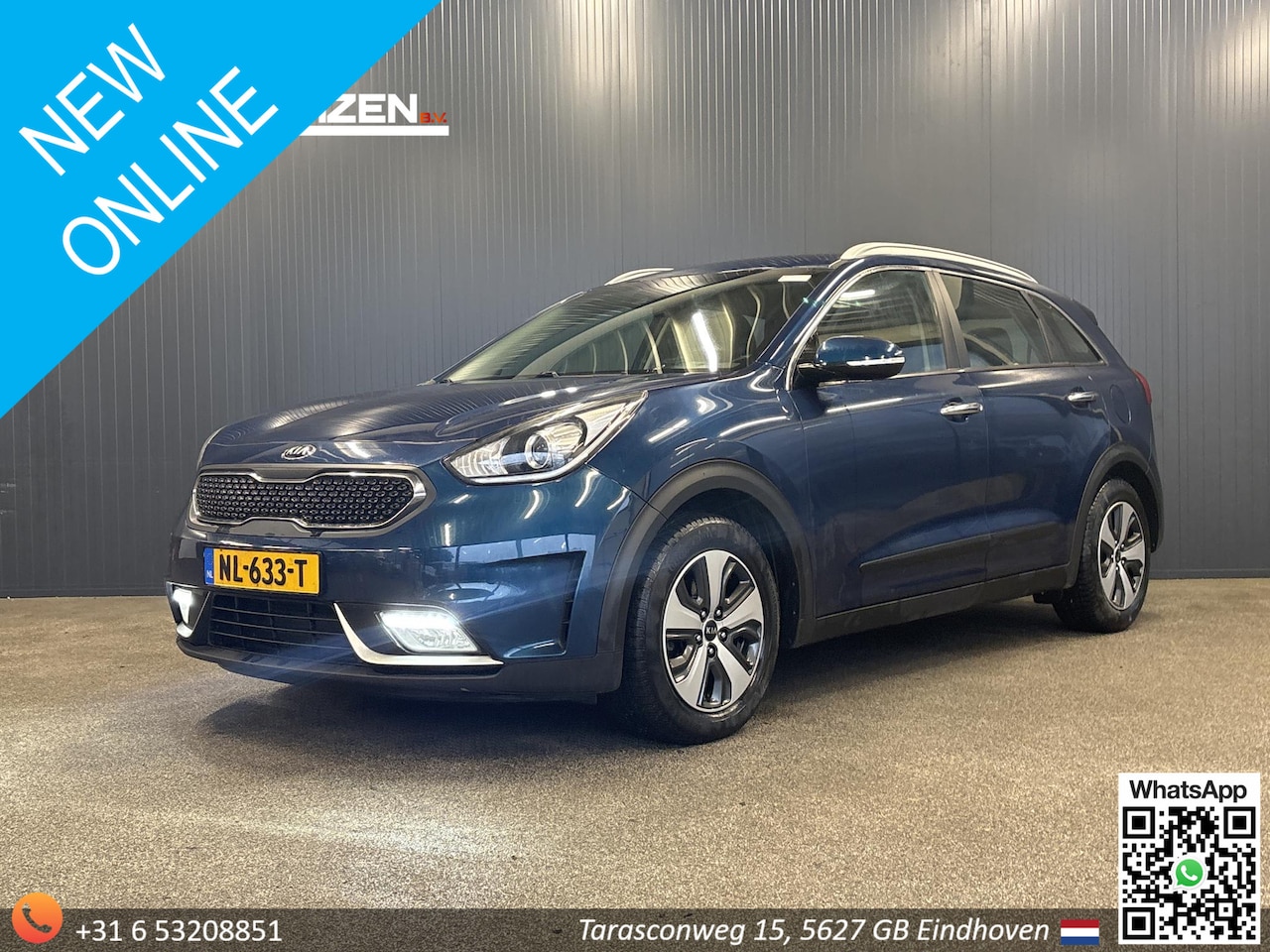 Kia Niro - 1.6 GDi Hybrid First Edition Automaat | Leder | Climate | Cruise | Navi | Camera | - AutoWereld.nl