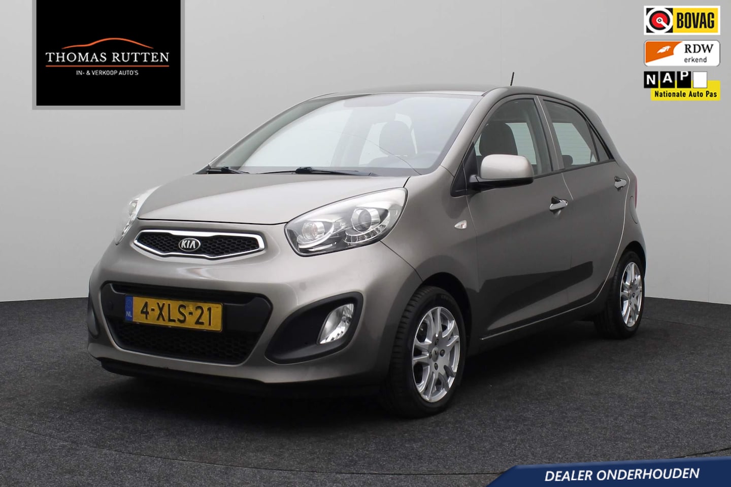 Kia Picanto - 1.0 CVVT BusinessLine 2015 | Dealer Onderhouden | Airco | Stuurwiel Bediening | Elektrisch - AutoWereld.nl