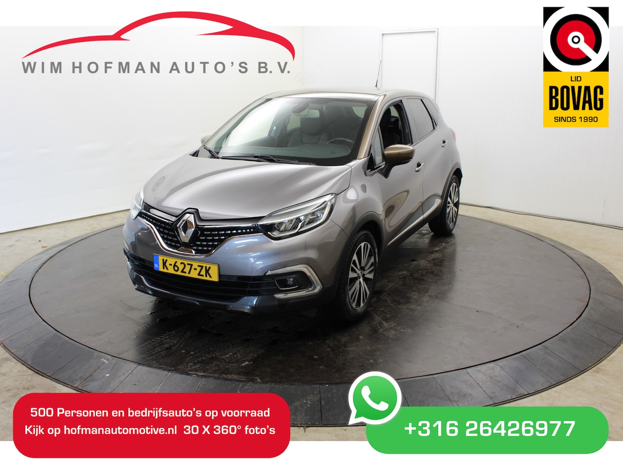 Renault Captur - 1.2 TCe Initiale Paris Leder Trekhaak Bose Stoelver. - AutoWereld.nl