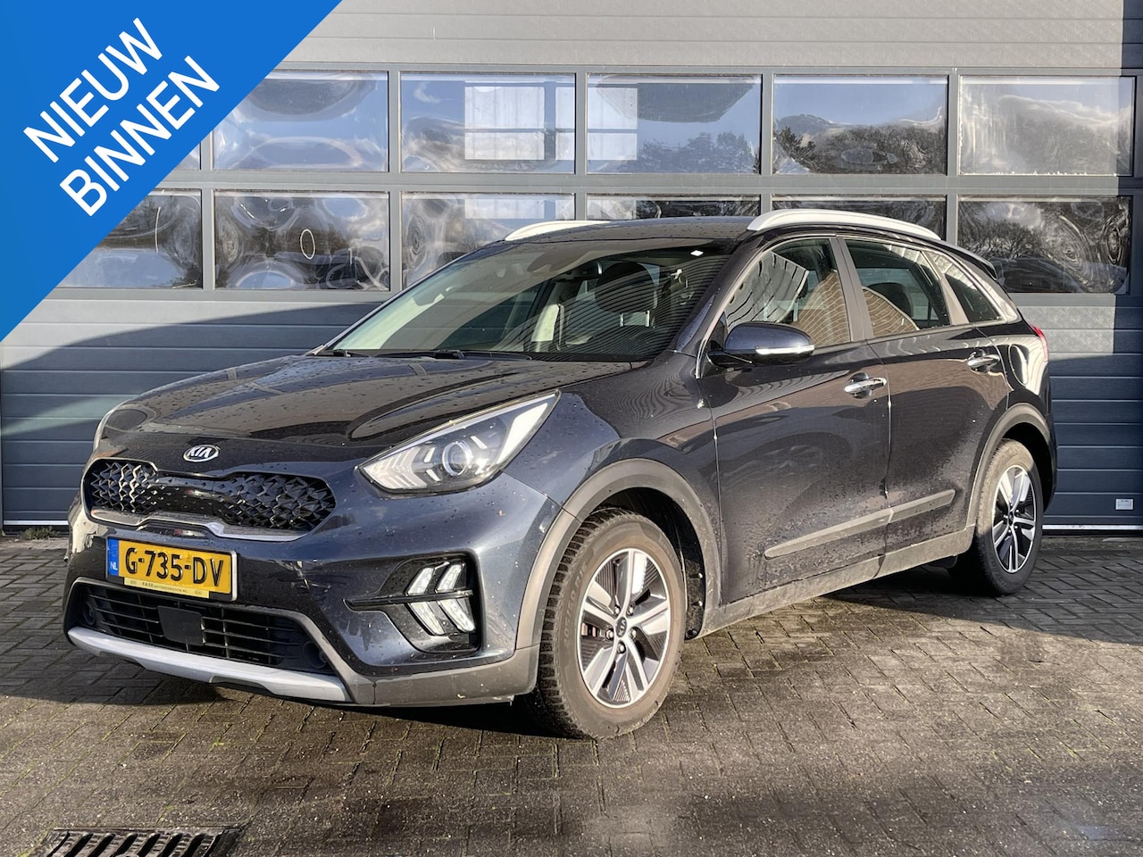 Kia Niro - 1.6 GDI HYBRID DYNAMICLINE I APPLE/ANDROID I PARKEERCAMERA I NAVIGATIE I CLIMATE CONTROL I - AutoWereld.nl