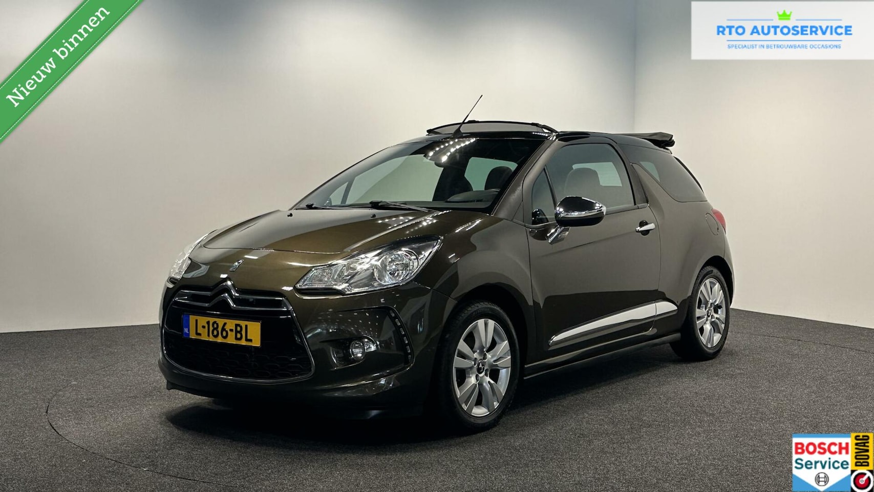 Citroën DS3 Cabrio - 1.6 VTi So Chic CRUISE/NAVI/AIRCO - AutoWereld.nl