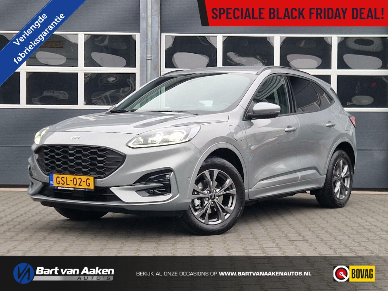 Ford Kuga - 2.5 PHEV ST-Line X Head-up 2x Camera ACC Keyless Elektr. Achterklep - AutoWereld.nl