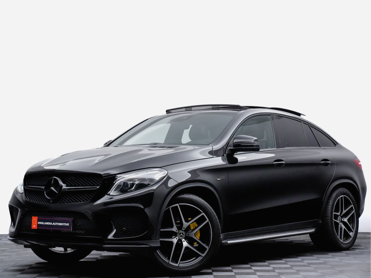 Mercedes-Benz GLE-Klasse Coupé - 350 AMG 4MATIC Yellow Art (standkachel,panodak,burmester,sfeerverlichting,airmatic,360) - AutoWereld.nl