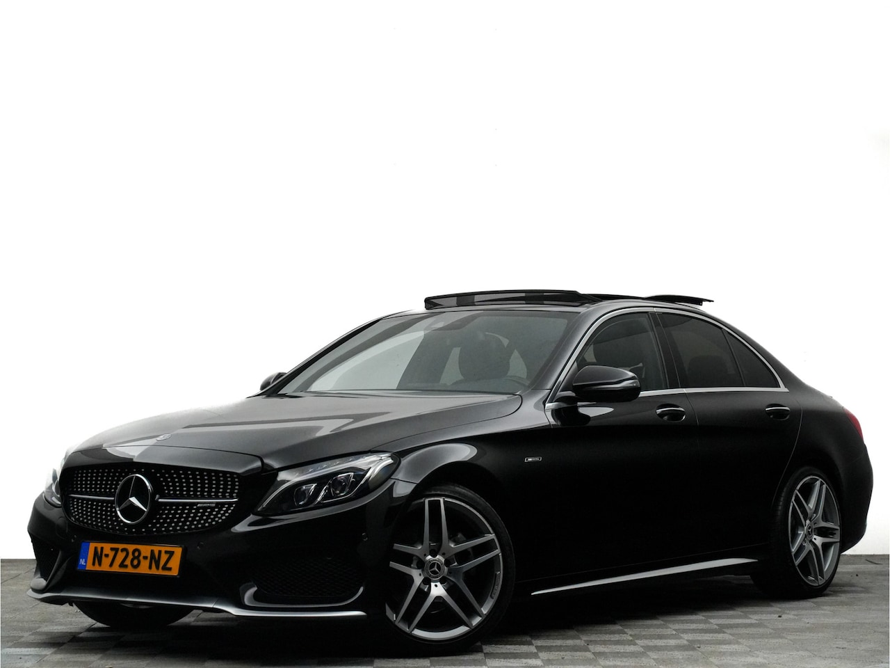 Mercedes-Benz C-klasse - 300 AMG 4Matic 245pk Prestige Aut7 (panodak,leer,burmester,sfeerverlichting) - AutoWereld.nl