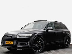 Audi Q7 - 3.0 TDI e-tron 375pk S Competition Quattro Black Edition (panodak, bose, leer, matrix)