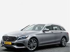 Mercedes-Benz C-klasse Estate - 350 e Premium (leer, sfeerverlichting, navi, LED, camera)