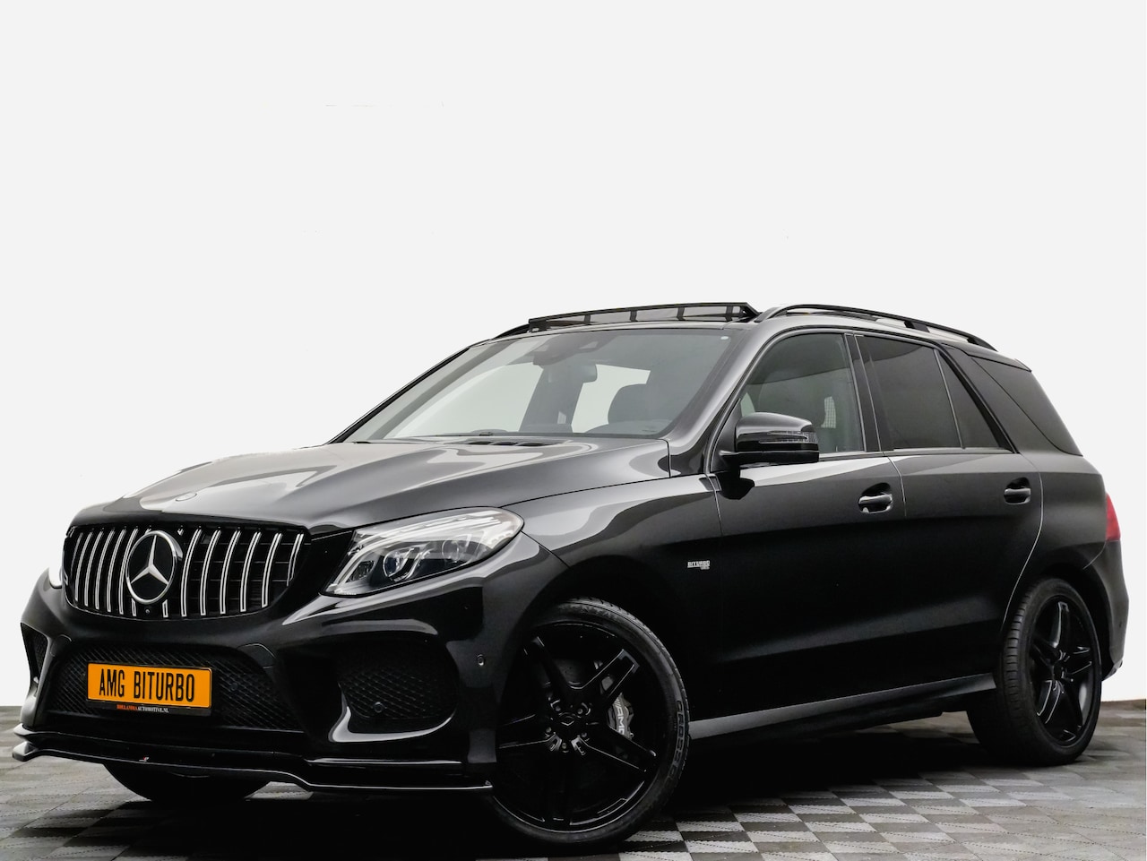 Mercedes-Benz GLE-Klasse - AMG BiTurbo 500pk 4MATIC FULL BLACK (carbon,B&O,sfeerverlichting,360) - AutoWereld.nl