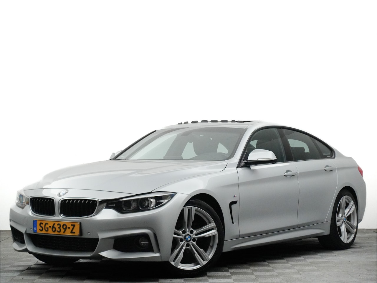 BMW 4-serie Gran Coupé - M-sport Aut8 (leer,panodak,xenon,keyless,stoelverwarming) - AutoWereld.nl