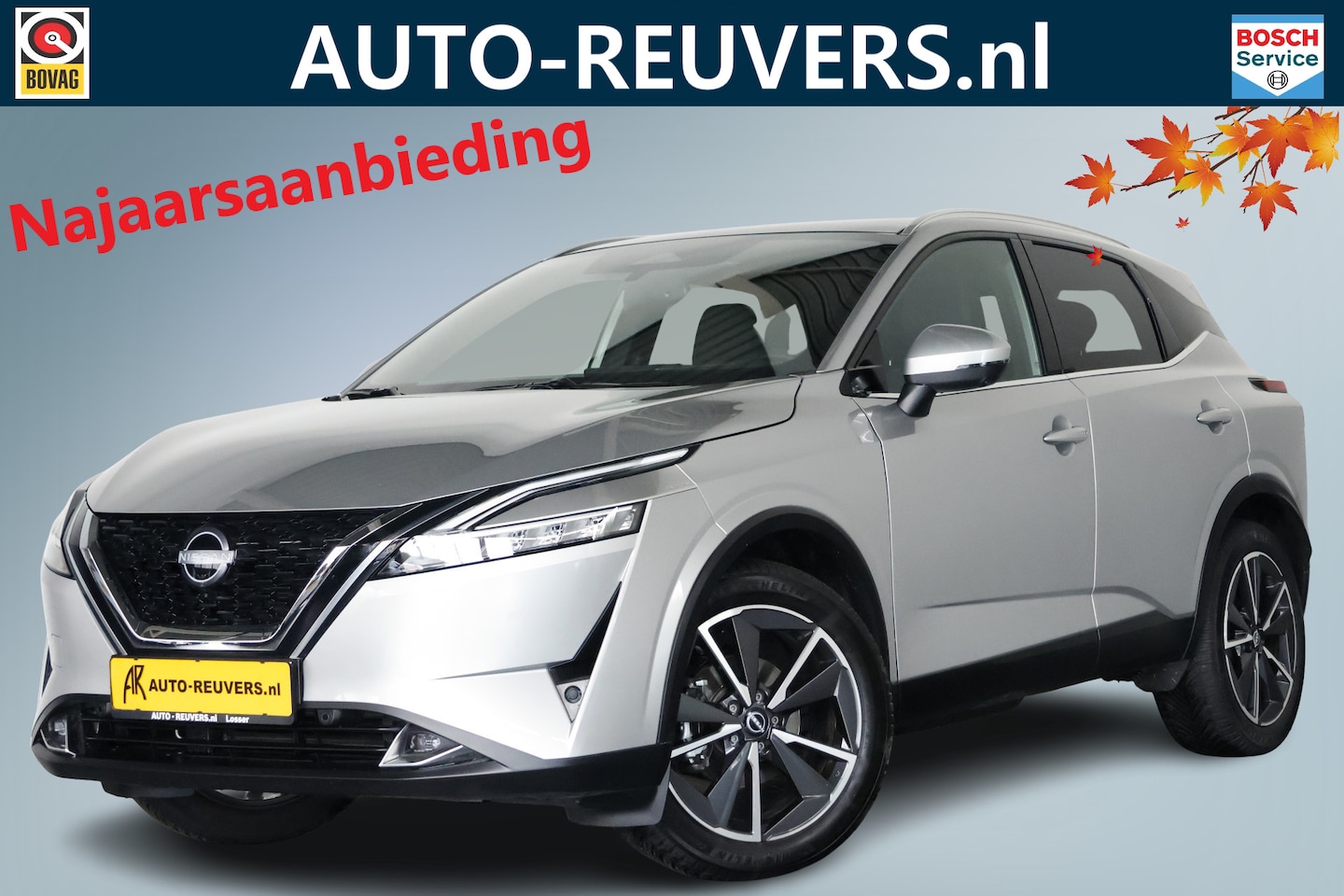 Nissan Qashqai - 1.3 MHEV Tekna / Pano / HUD / CarPlay / Cam / Pilot assist - AutoWereld.nl