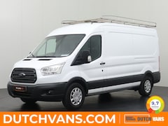 Ford Transit - 2.0TDI 130PK L3H2 Imperiaal | Trekhaak | Kastinrichting | Navigatie | Airco | 3-Persoons |