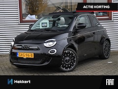 Fiat 500 C - La Prima 42kWh 118pk Automaat LEDER | PDC + CAMERA | STOELVERWARMING | ADAP. CRUISE | DIGI