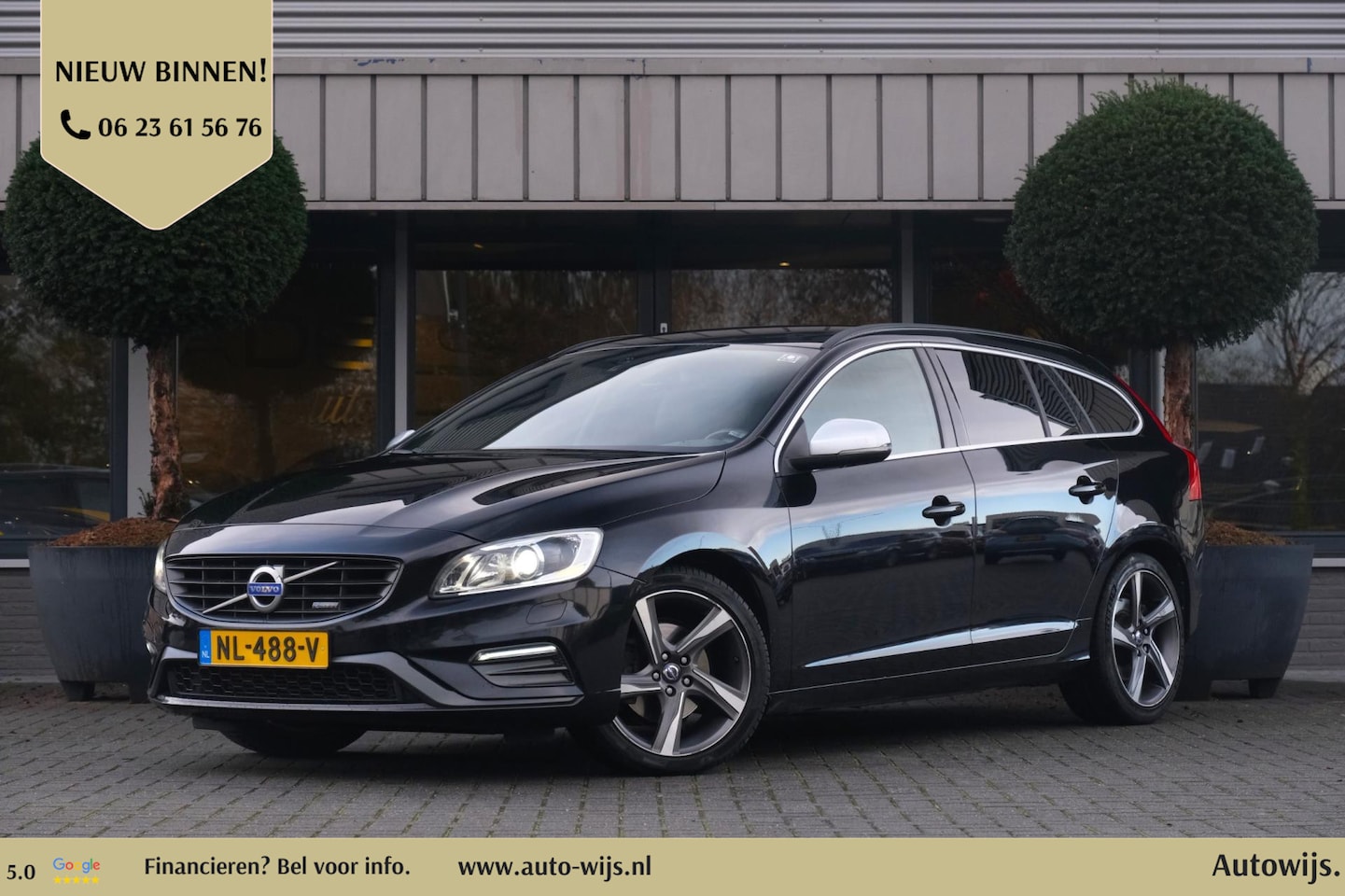 Volvo V60 - 2.0 T5 Ocean Race|R-Design|Dealeronderhouden|Leder|Polestar Performance - AutoWereld.nl