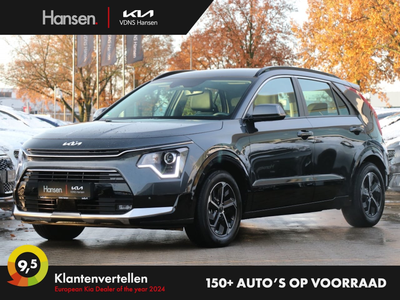 Kia Niro - 1.6 GDi Hybrid DynamicLine I Navi I Camera I Half-leder - AutoWereld.nl