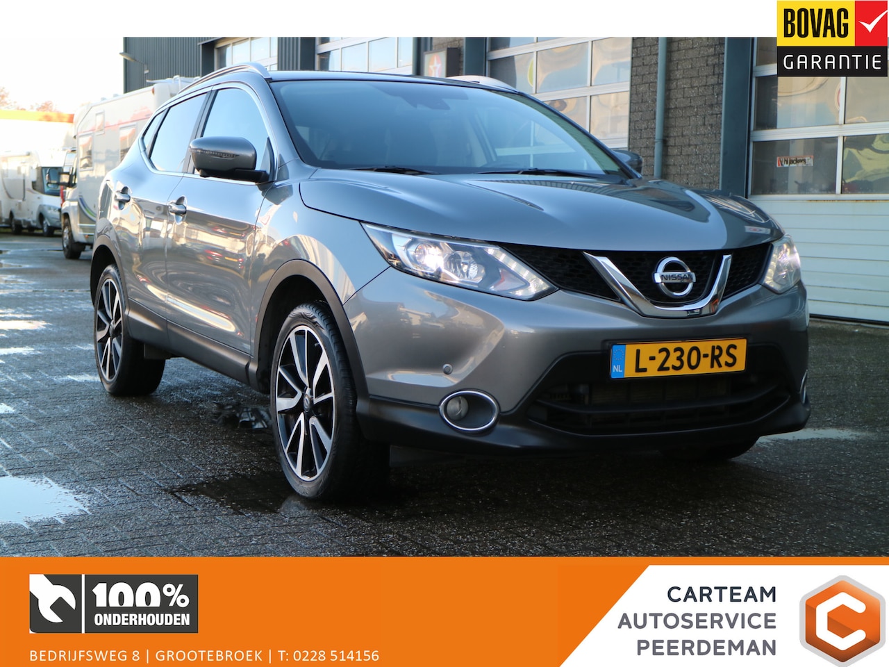 Nissan Qashqai - 1.2 Tekna | Carplay | Google maps | Trekhaak! | Camera | - AutoWereld.nl