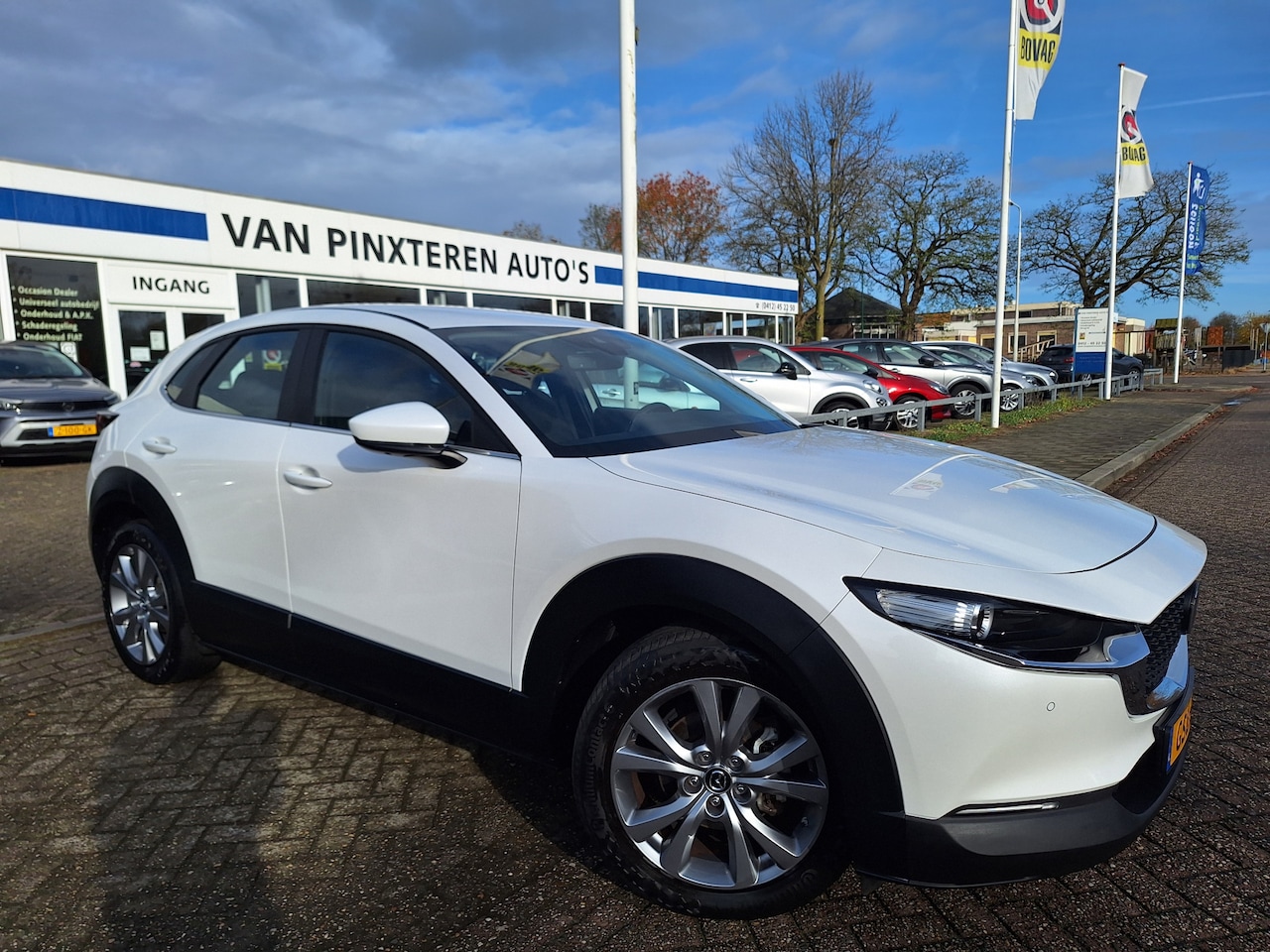 Mazda CX-30 - 2.0 e-SkyActiv-G M Hybrid 360 Camera/navi/stoel+stuurverw./clima(26-12-2022) - AutoWereld.nl