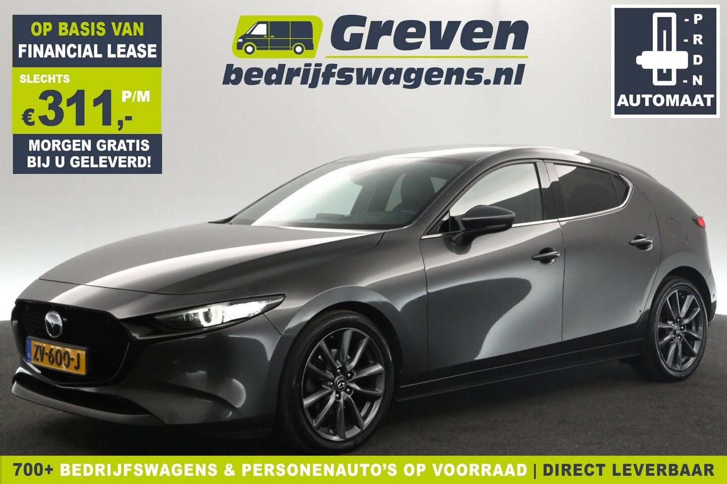 Mazda 3 - 2.0 e-SkyActiv-G Luxury Automaat Bose-Audio Clima Camera Carplay LED Cruise Navi PDC 18''L - AutoWereld.nl