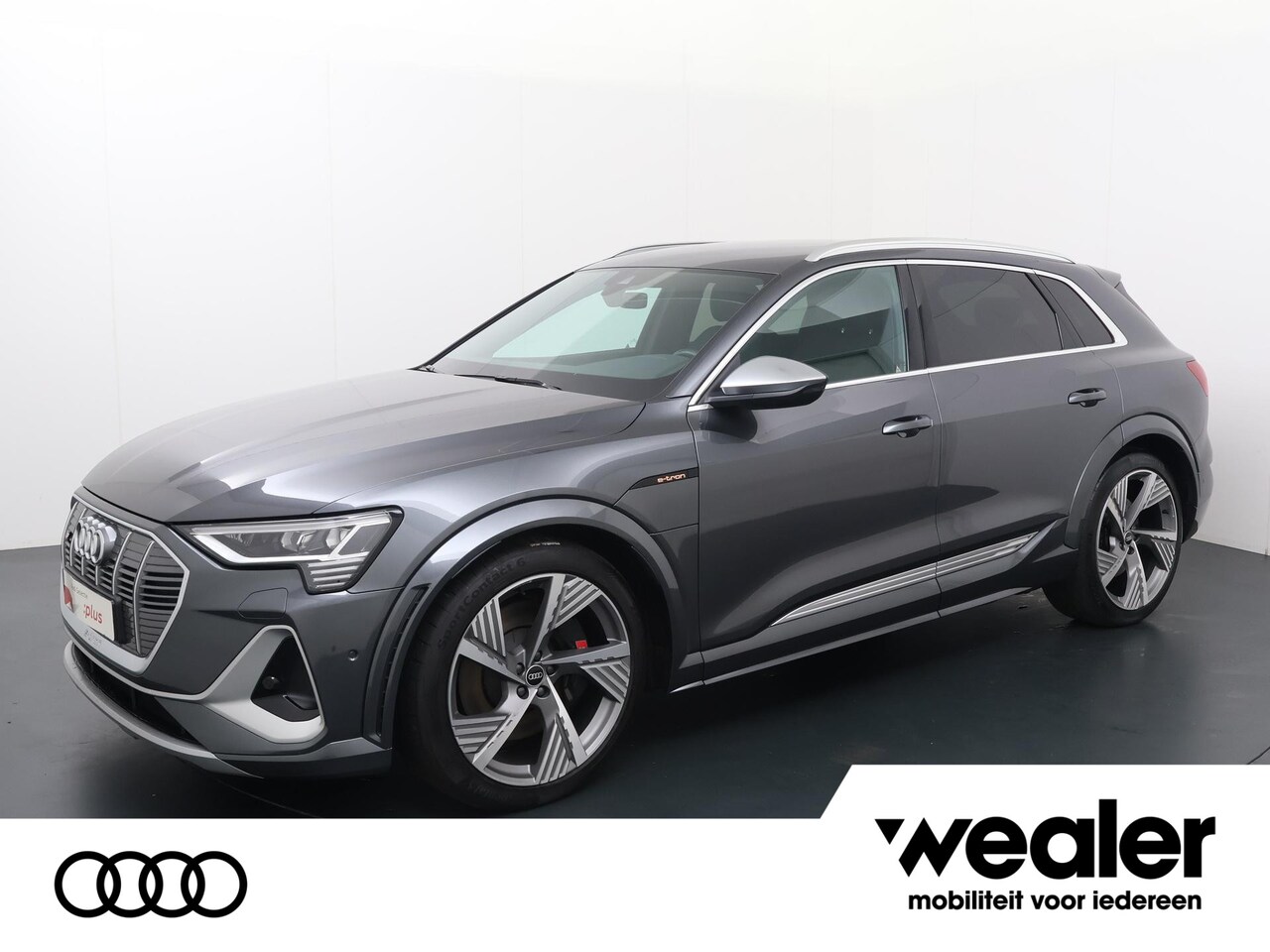 Audi e-tron - S quattro 95 kWh ( 503 PK | Trekhaak | S Line | half lederen bekleding | Lichtmetalen velg - AutoWereld.nl