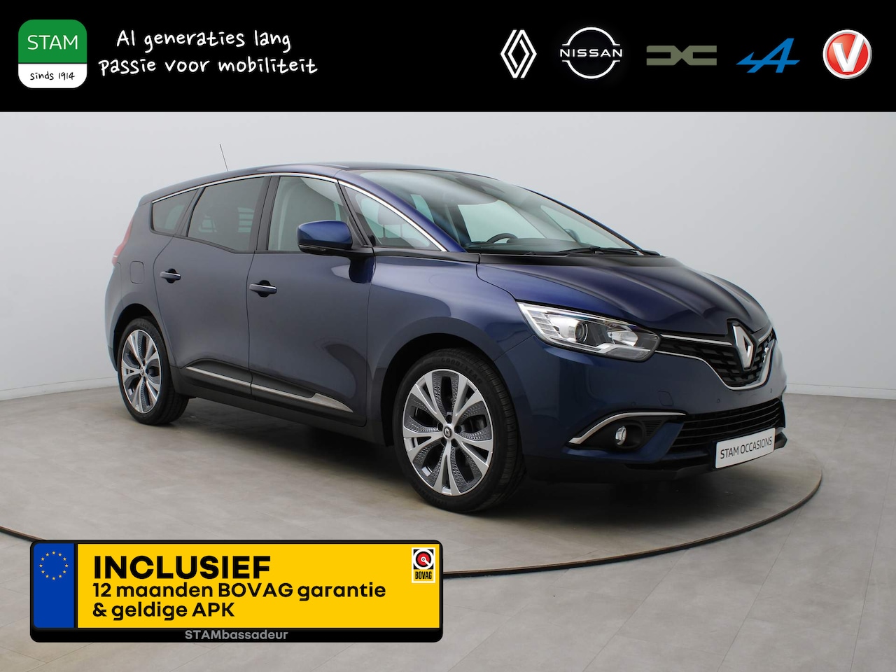 Renault Grand Scénic - TCe 115pk Intens Climate | Cruisecontrol | Navi | Parksens. v+a - AutoWereld.nl