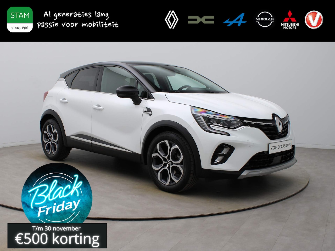 Renault Captur - TCe 140pk Intens EDC/AUTOMAAT Adapt. Cruise | Camera | Climate | Parksens. v+a | Stoel -/ - AutoWereld.nl