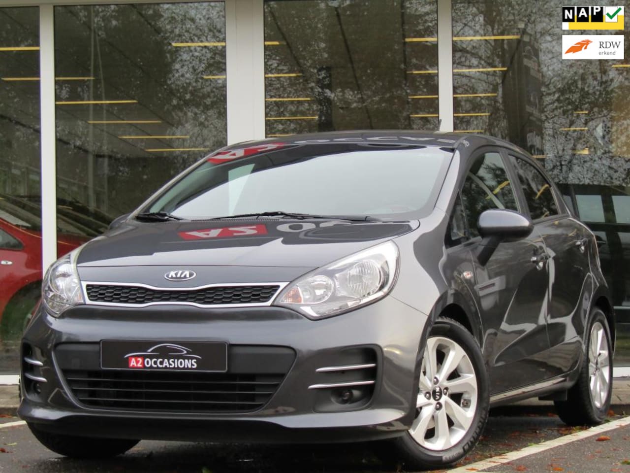 Kia Rio - 1.2 CVVT Clima/Bluetooth/Stoel en Stuurverwarming/PDC - AutoWereld.nl