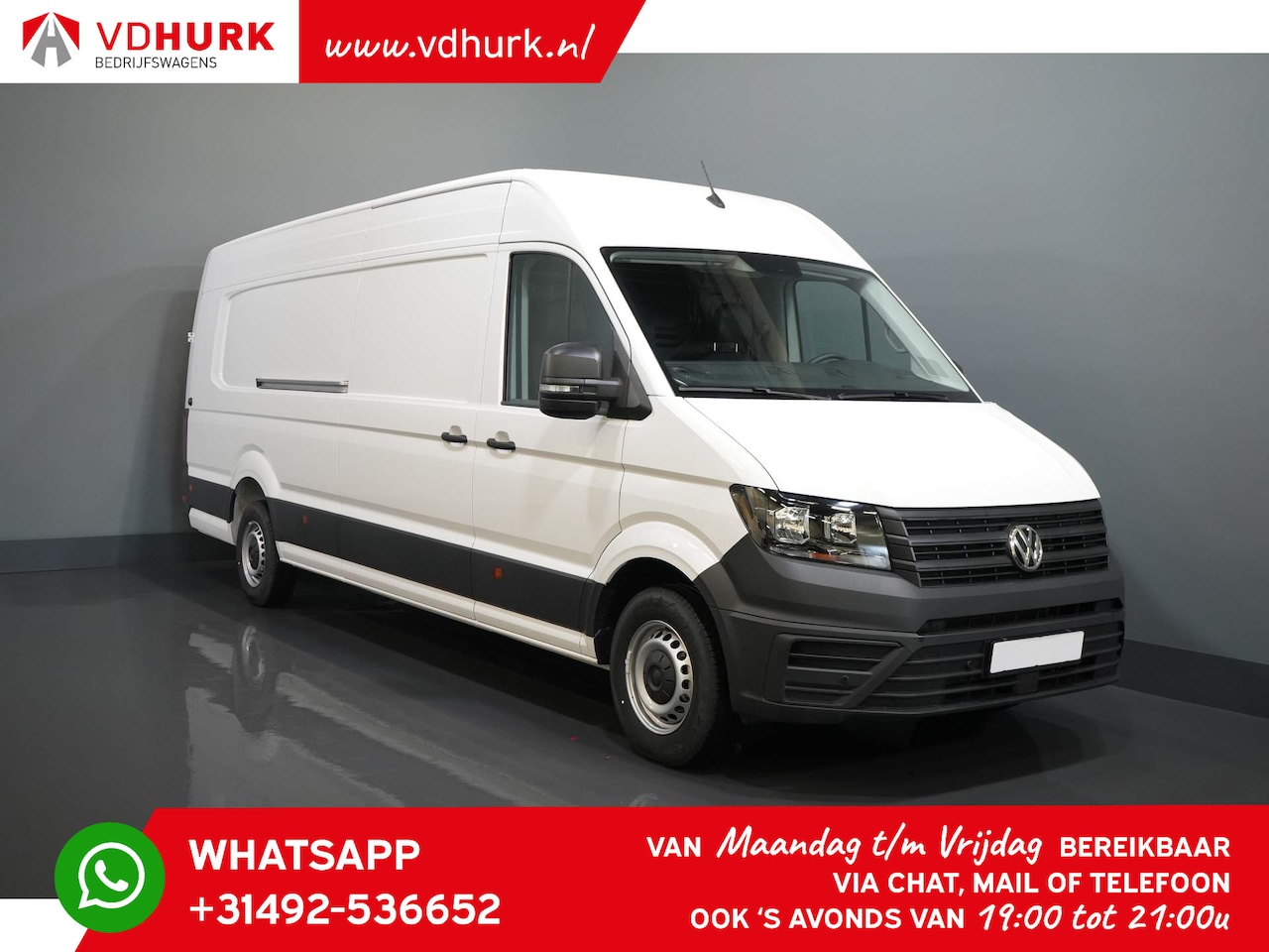 MAN TGE - (VW Crafter) 35 2.0 TDI Aut. 180 pk L5H3 2x Schuifdeur/ 270 Gr.Deuren/ Gev.Stoel/ Carplay/ - AutoWereld.nl