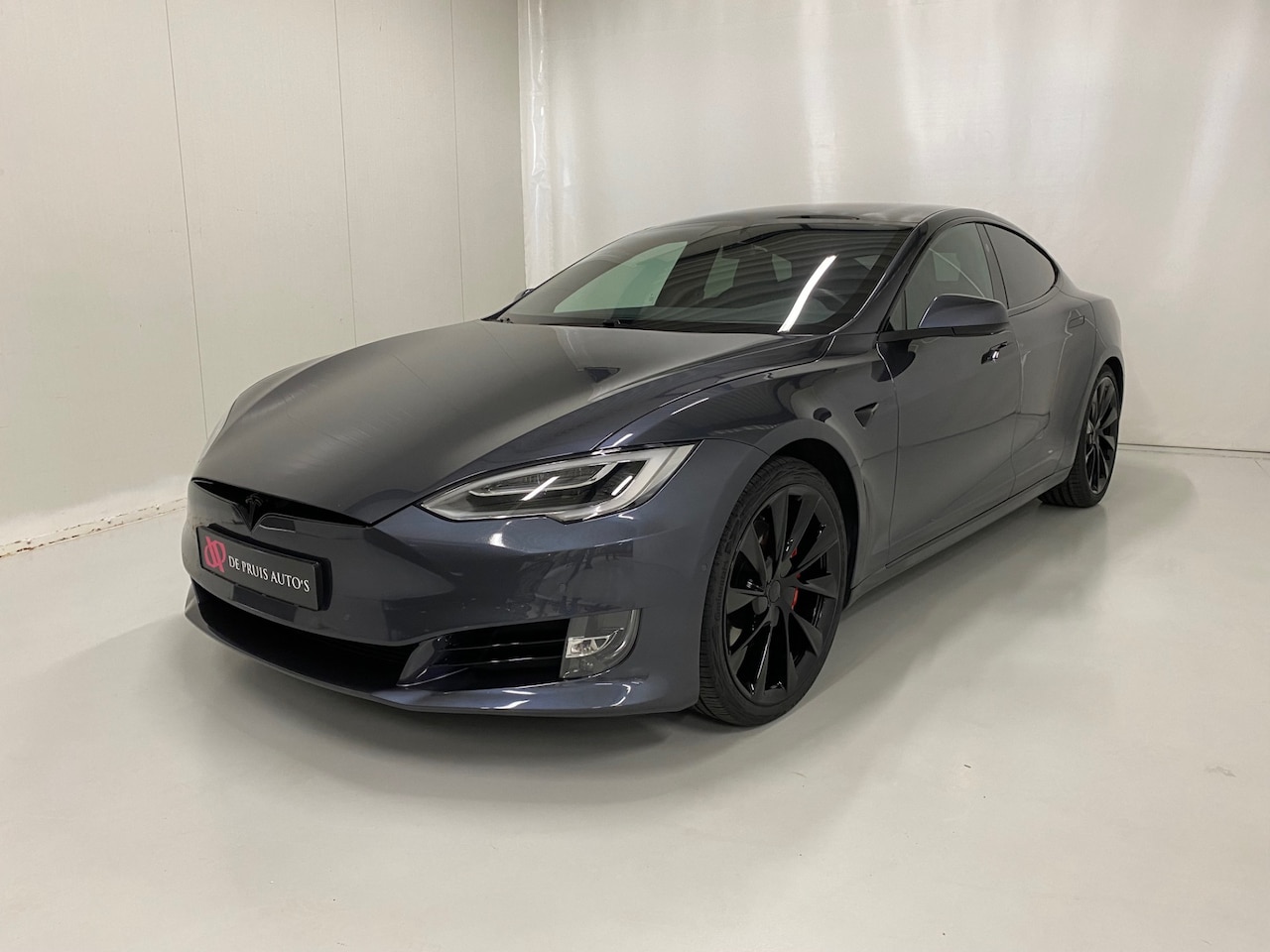 Tesla Model S - 100D 21inch Panodak *Nieuw Accupack* Autopilot 2.5 Hoogglans zwartoptiek Alcantara hemel - AutoWereld.nl