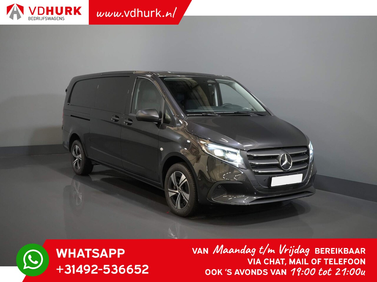 Mercedes-Benz Vito - 116 CDI Aut. L3 SELECT LED/ LMV/ 2.5t Trekverm./ Carplay/ Camera - AutoWereld.nl