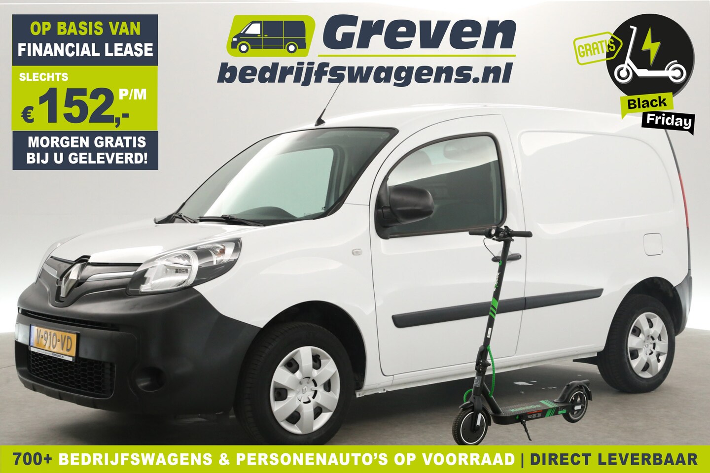 Renault Kangoo - Z.E. L1H1 Gratis E-Step! | Incl. Koopaccu 33 kWh Elektrisch Automaat Airco Cruise Navi PDC - AutoWereld.nl