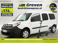 Renault Kangoo - Z.E. L2H1 Huur-Accu Gratis E-Step | 33 kWh Elektrisch | Automaat | Airco Navigatie PDC Ele