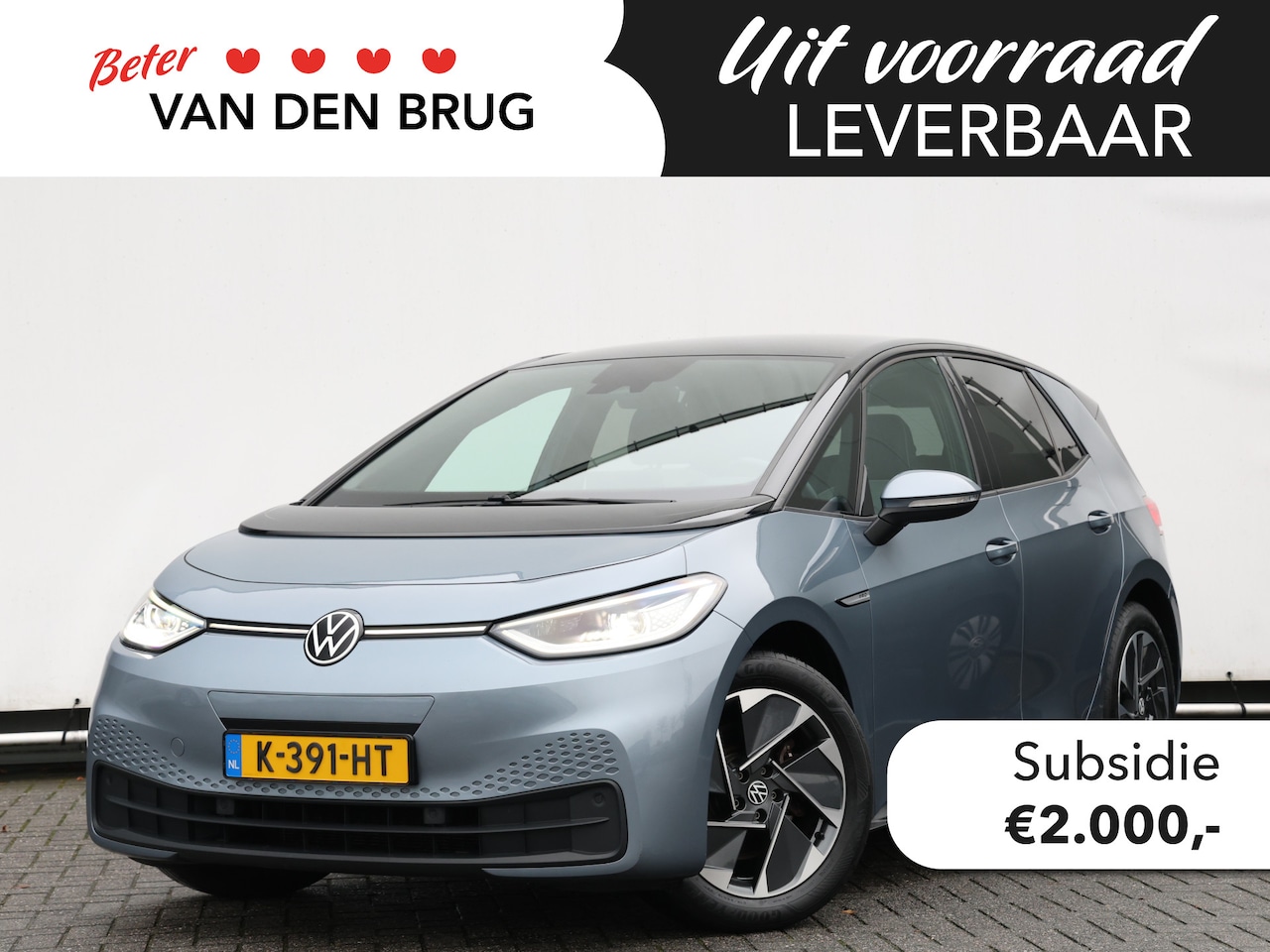 Volkswagen ID.3 - Business 58 kWh 204pk  | Camera | Stoelverwarming | Matrix LED | Navigatie | 18 inch Velge - AutoWereld.nl