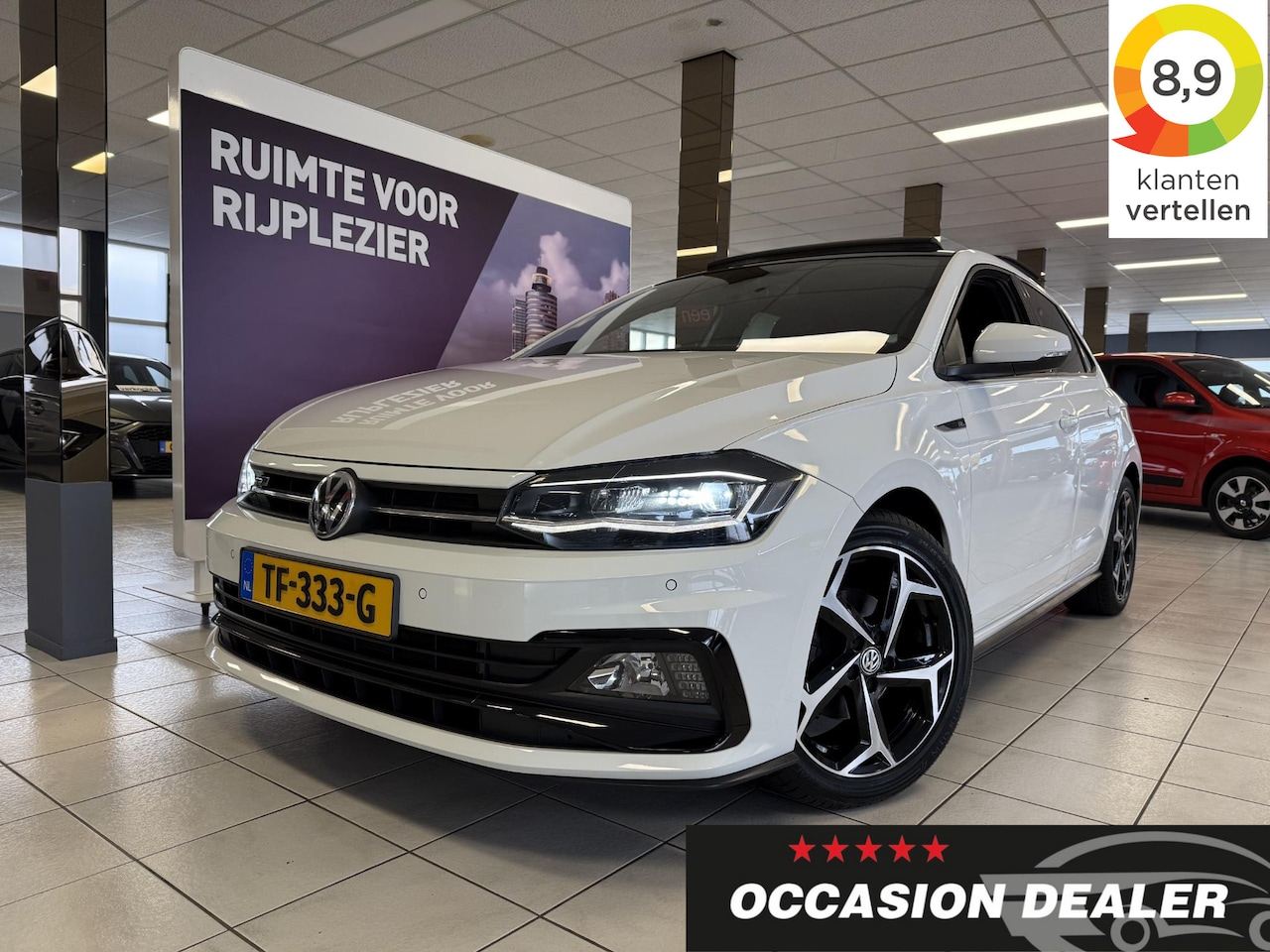 Volkswagen Polo - 1.0 TSI R-LINE 140PK *PANO*LED*ACC*NAVI*1e EIG* - AutoWereld.nl