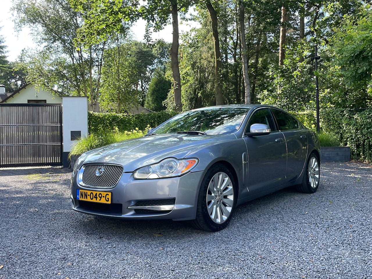 Jaguar XF - 3.0 V6 Premium Luxury *NAVI*STUUR/STOELEN VERWARMD*XENON*CRUISECONTROL* - AutoWereld.nl