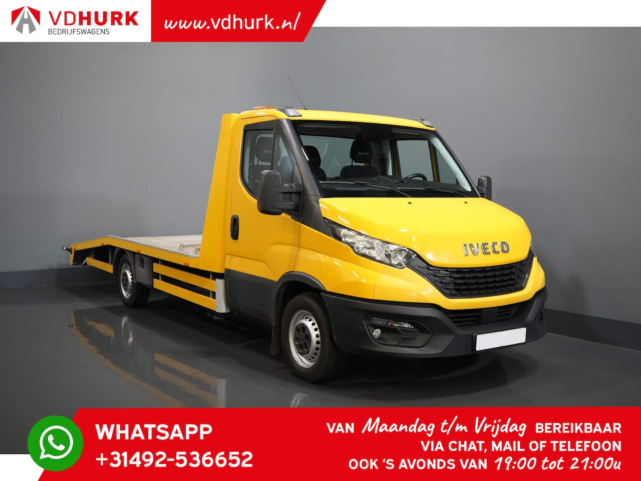 Iveco Daily - 35C18H 3.0 Autotransporter/ Oprijwagen/ Abschleppwagen/ Autoambulance 3,5t Trekverm./ Crui - AutoWereld.nl