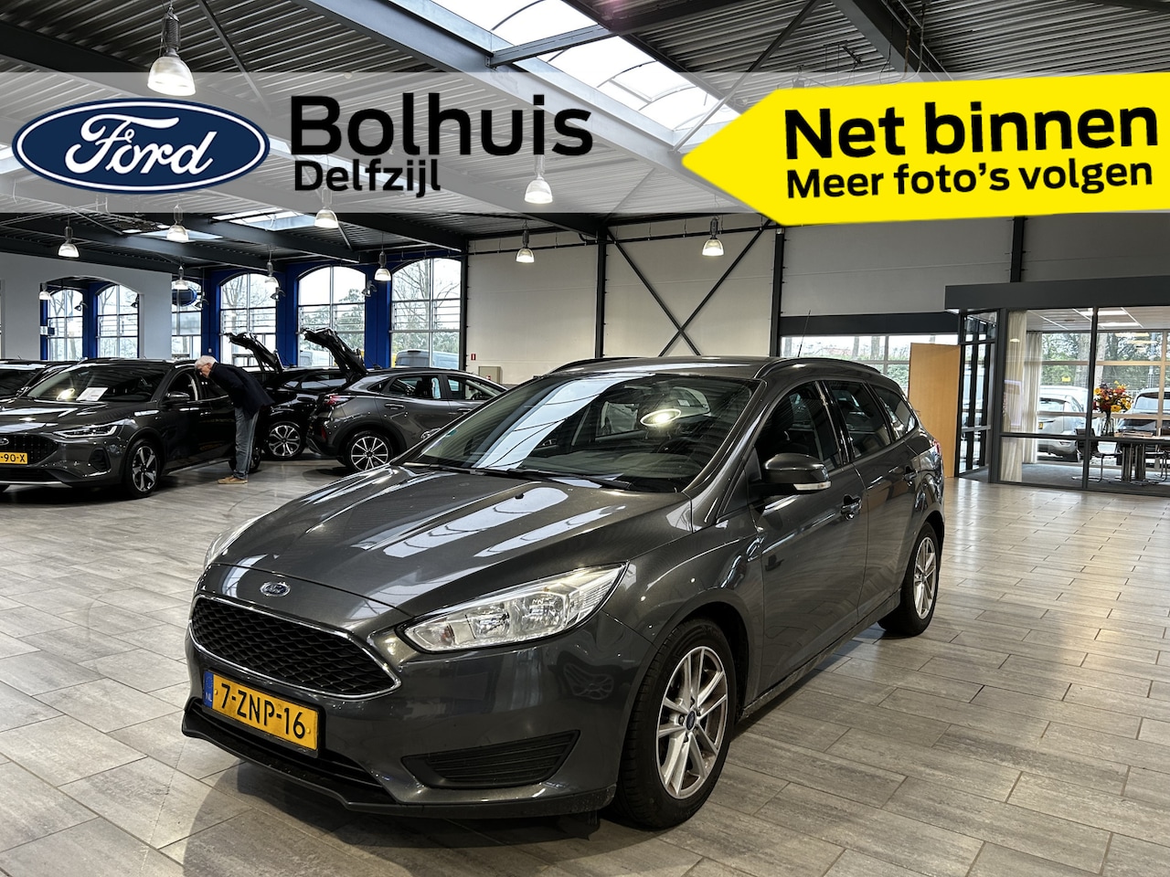 Ford Focus Wagon - 100 pk Trend Edition | Dealer onderhouden | Trekhaak | Cruise | Navigatie | Airco - AutoWereld.nl