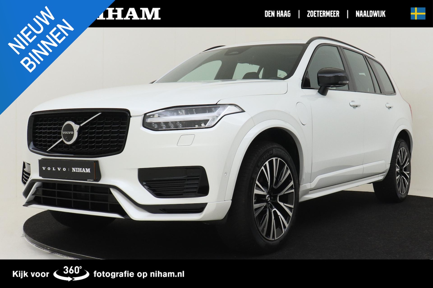 Volvo XC90 - T8 RECHARGE AWD ULTIMATE DARK -PANO.DAK|B&W-AUDIO|LUCHTVERING|360°CAM|HEAD-UP DISP. - AutoWereld.nl