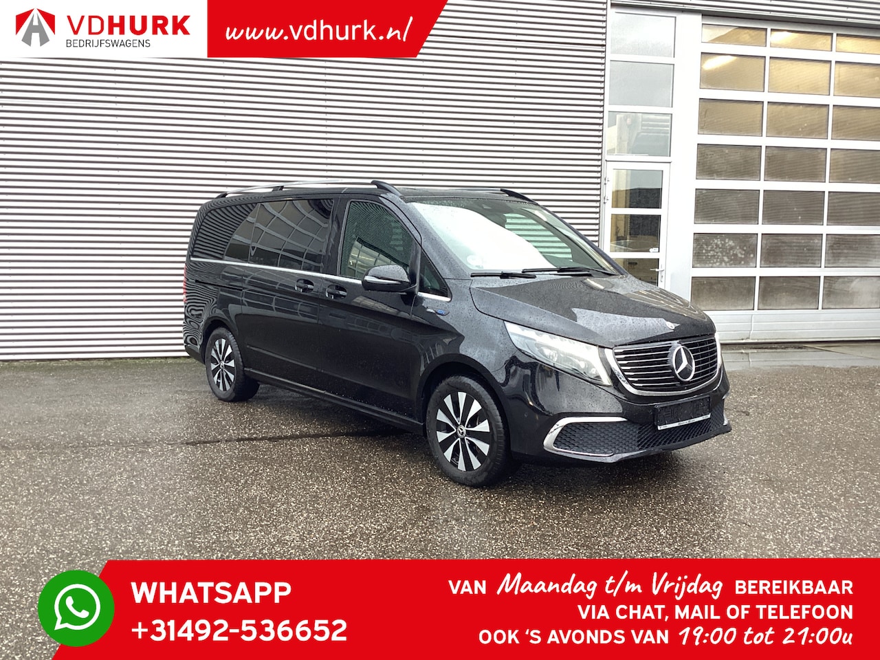 Mercedes-Benz EQV - 300 L2 360 km WLTP/ € 55.592,- incl. BTW Avantgarde/ AMG Line/ Distronic/ Burmester/ 7pers - AutoWereld.nl