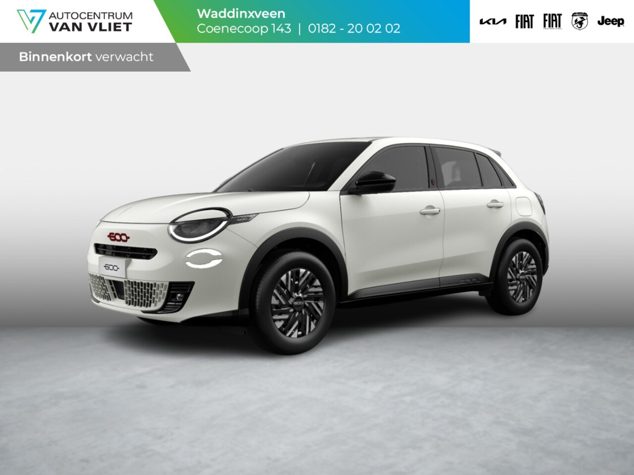 Fiat 600e - RED 54 kWh | Clima | Adapt. Cruise | 16" | PDC | Apple Carplay - AutoWereld.nl