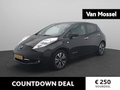 Nissan LEAF - Tekna 24 kWh | Airco | Cruise Control | Navigatie | lederen Bekleding | Rondomzicht camera