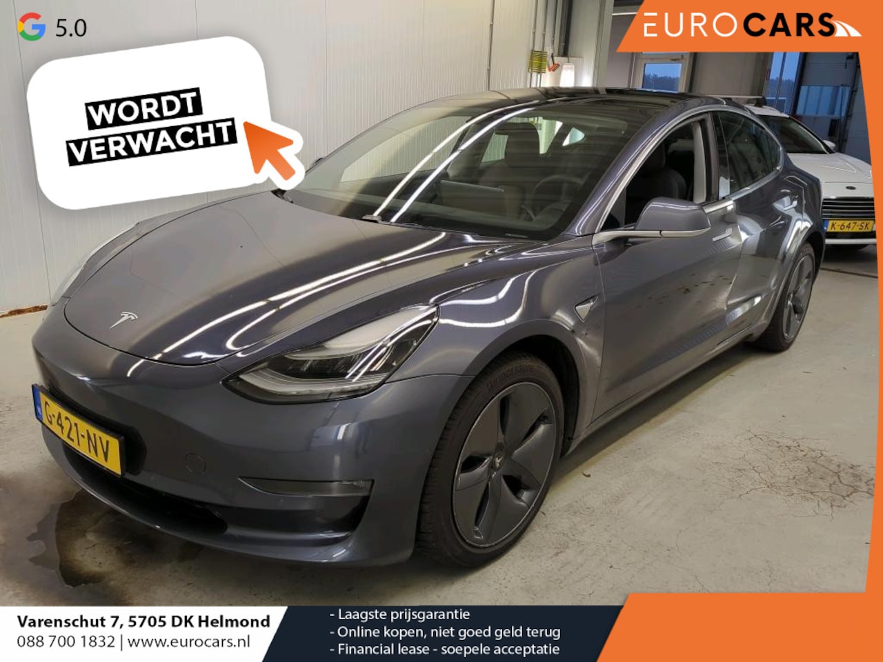 Tesla Model 3 - Long Range RWD Long Range AWD 75 kWh Leder Panoramadak Autopilot LED Navigatie PDC VA Camera 445PK - AutoWereld.nl