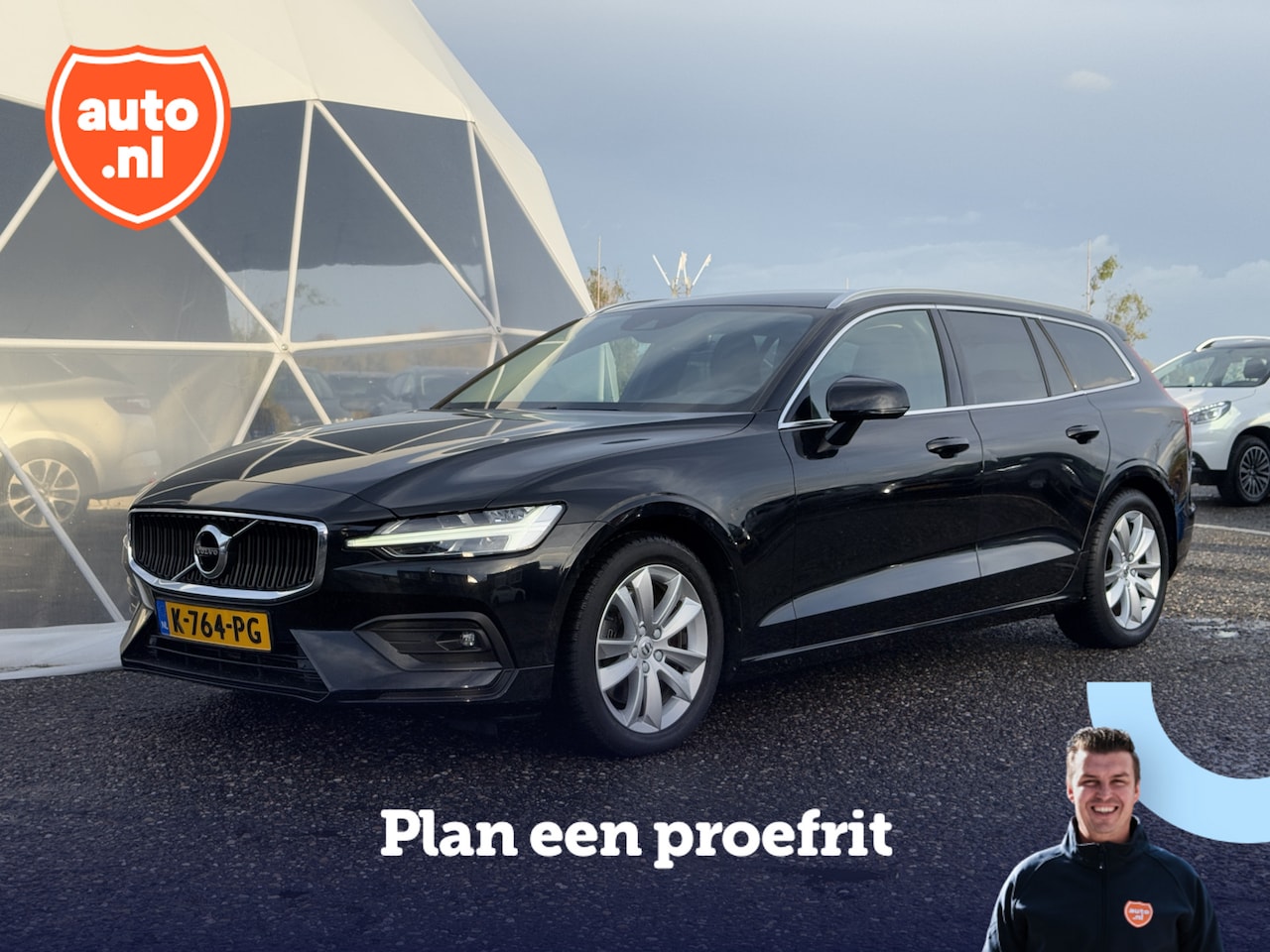 Volvo V60 - 2.0 B3 Business Pro | Carplay | Dodehoek detectie | LED | Adapt. Cruise Control | 17"LM Ve - AutoWereld.nl