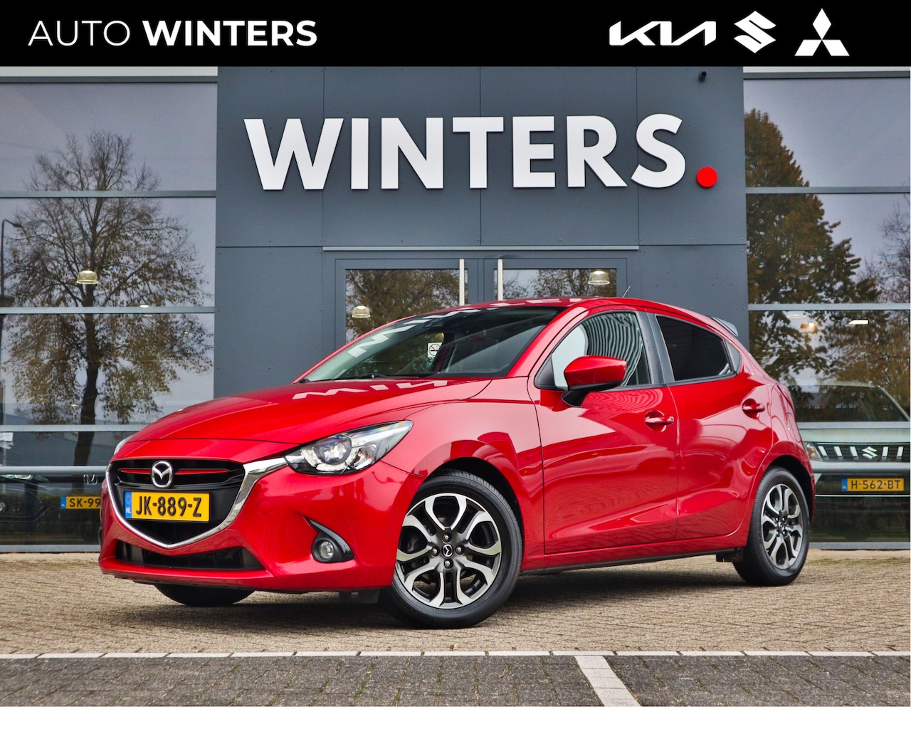 Mazda 2 - 1.5 Skyactiv-G GT-M Navi+BT+DAB+Camera Stoelverw. Keless Cr.Control PDC ECC-Airco 16"LMV - AutoWereld.nl