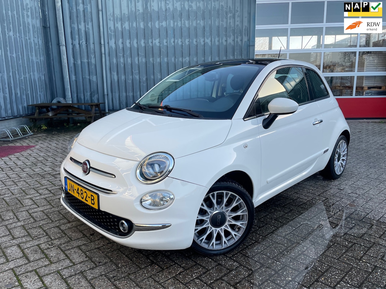 Fiat 500 - 0.9 TwinAir Turbo Lounge Automaat/Pano/APK/NAP/Navi/Airco - AutoWereld.nl