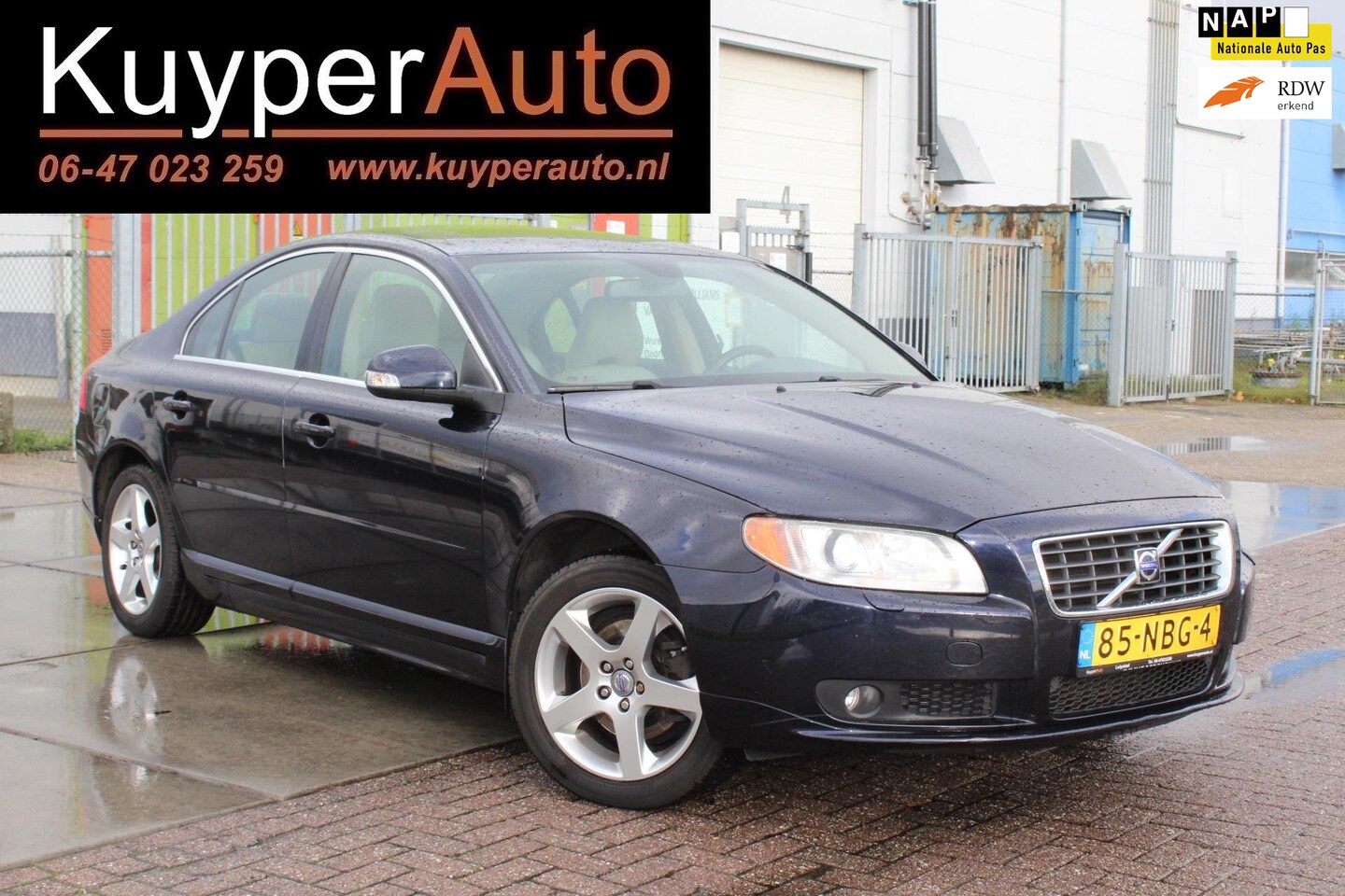 Volvo S80 - 2.5 T Summum LPG /BENZINE .GOED ONDERHOUDEN VOL LEDER NAVI CLIMA TREKHAAK PARKEERSENSOREN - AutoWereld.nl