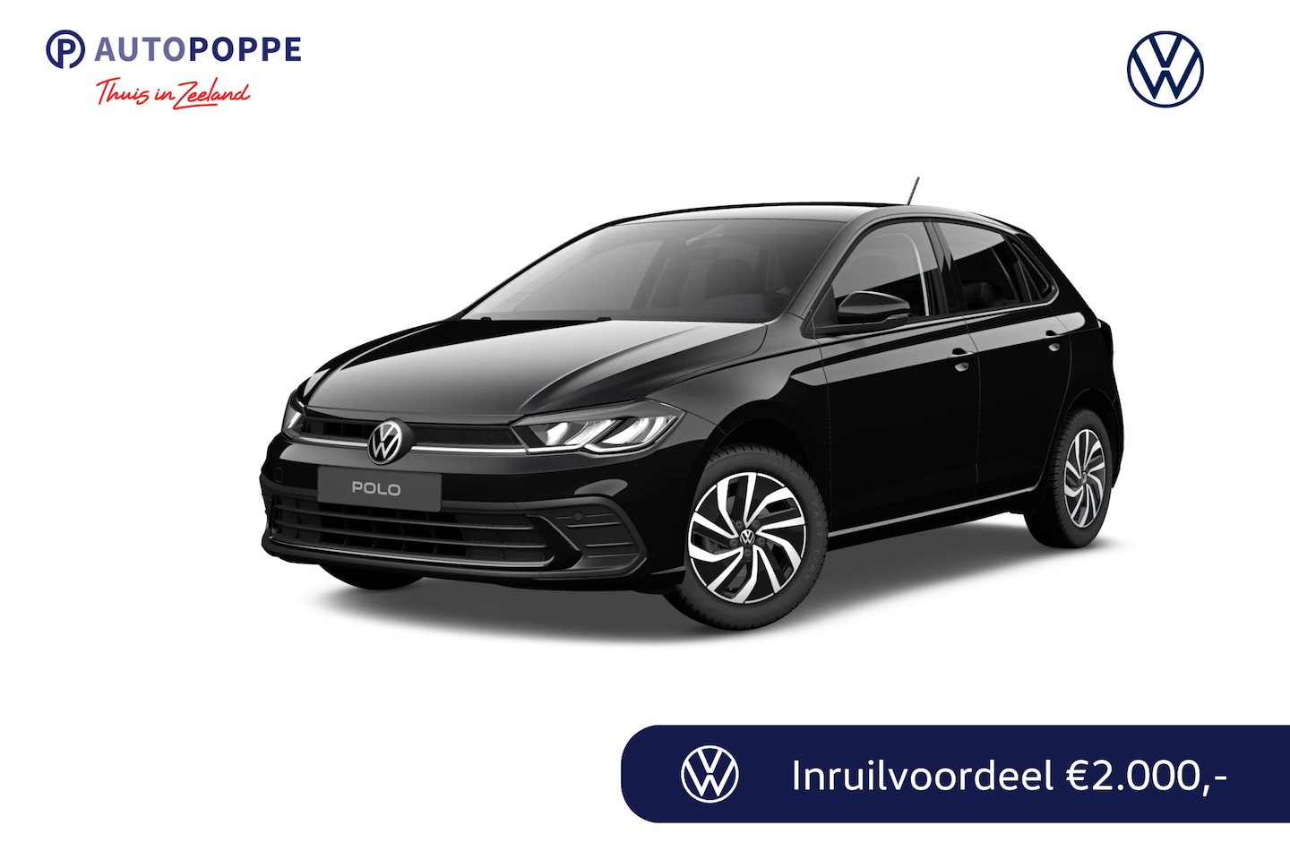 Volkswagen Polo - 1.0 TSI 95 5MT Life Edition | 'App-Connect' smartphone integratie | Airconditioning automa - AutoWereld.nl