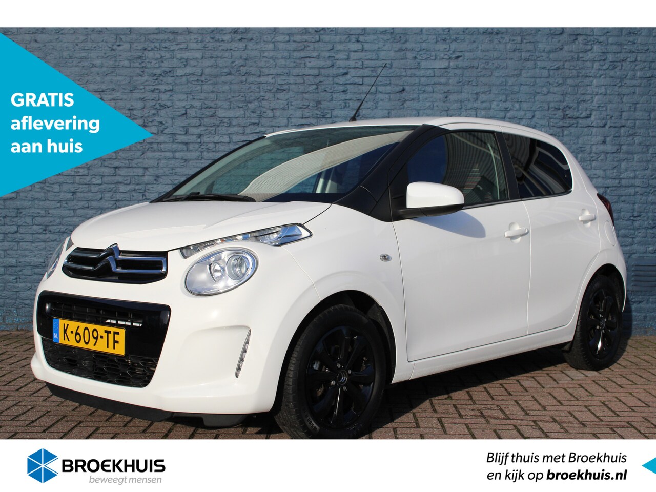 Citroën C1 - 5drs 1.0 VTi Shine | Navi by app | Camera | Black LMV | Bluetooth | - AutoWereld.nl