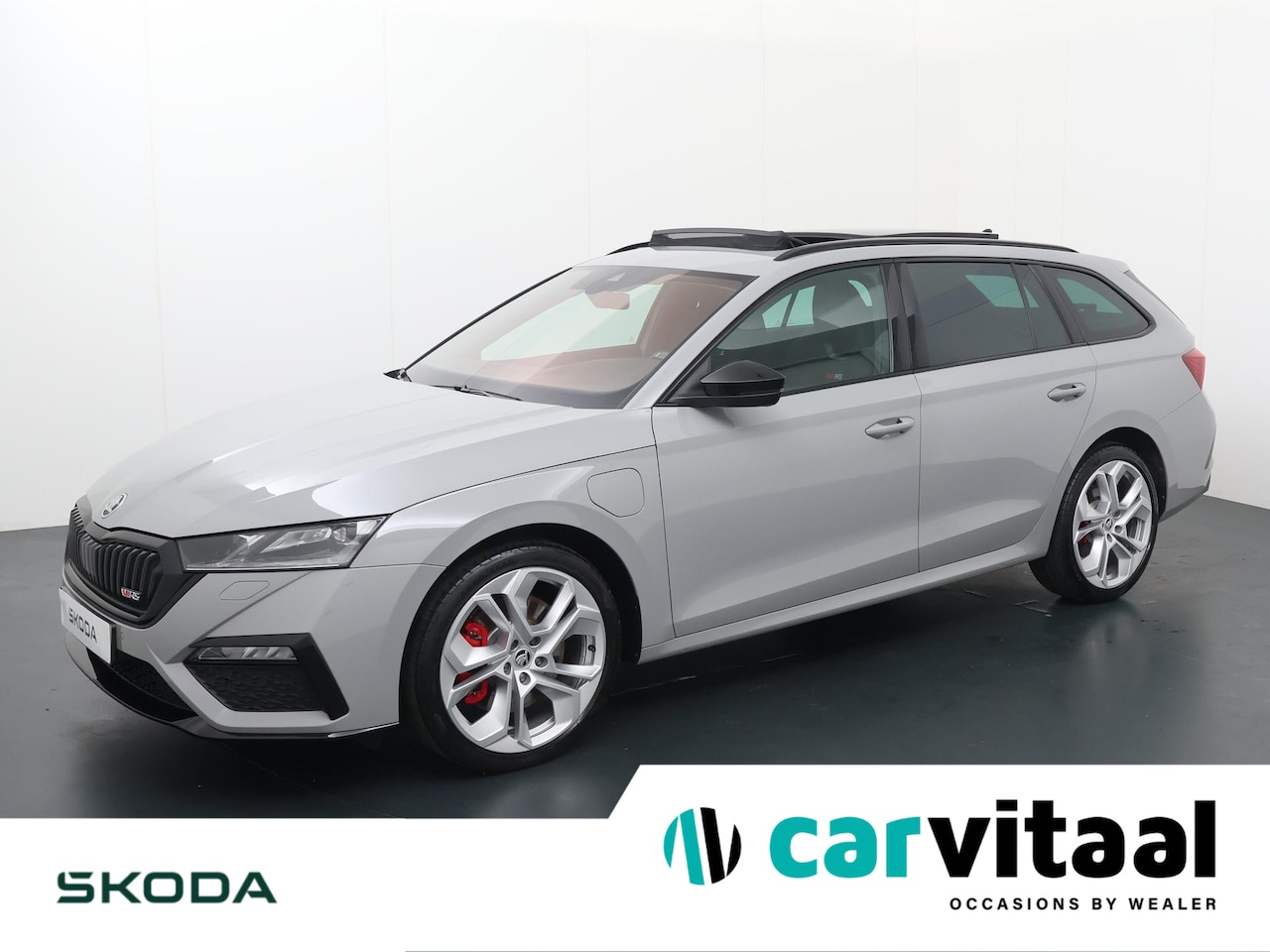 Skoda Octavia Combi - 1.4 TSI RS iV PHEV Business | 245 PK | Head Up Display | Panoramadak | Navigatiesysteem Co - AutoWereld.nl