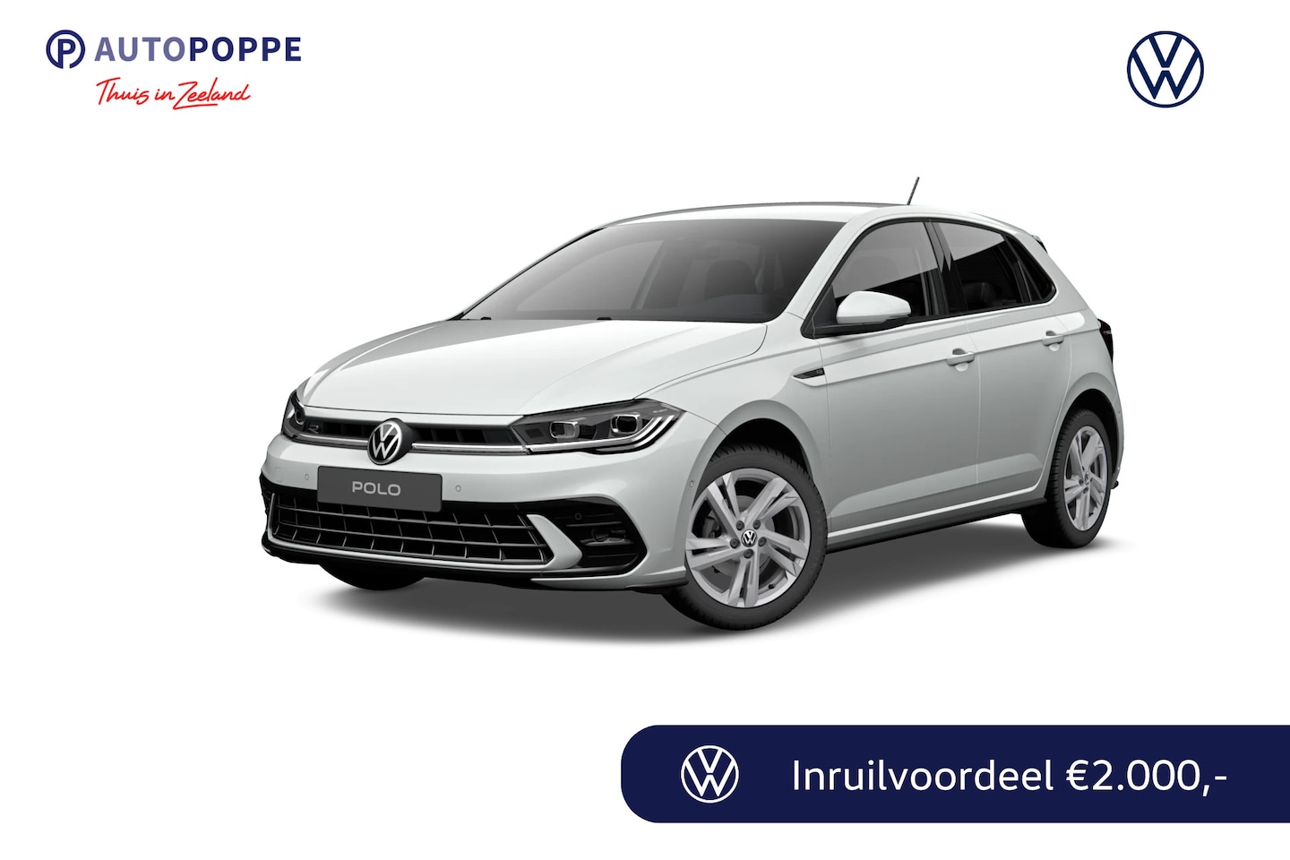 Volkswagen Polo - 1.0 TSI 95 7DSG R-Line Edition | 'App-Connect' draadloze smartphone integratie | Achterlic - AutoWereld.nl