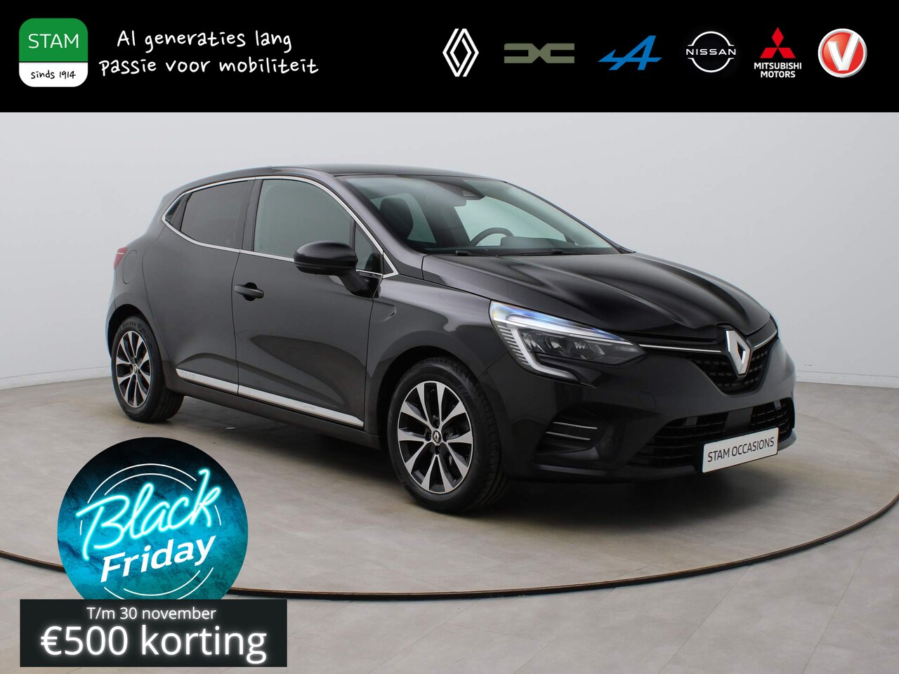 Renault Clio - TCe 100pk Bi-Fuel Intens Camera | Climate | LPG | Navi | Parksens. v+a - AutoWereld.nl