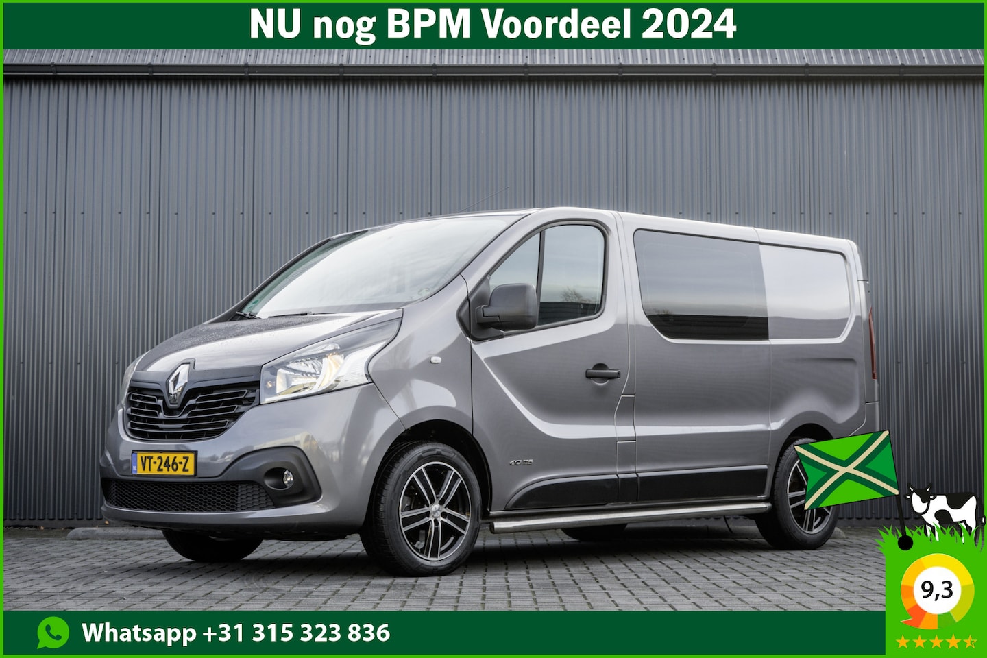 Renault Trafic - 1.6 dCi L1H1 | 5-Persoons | Marge | Cruise | Airco | Camera | Navigatie | DC - AutoWereld.nl