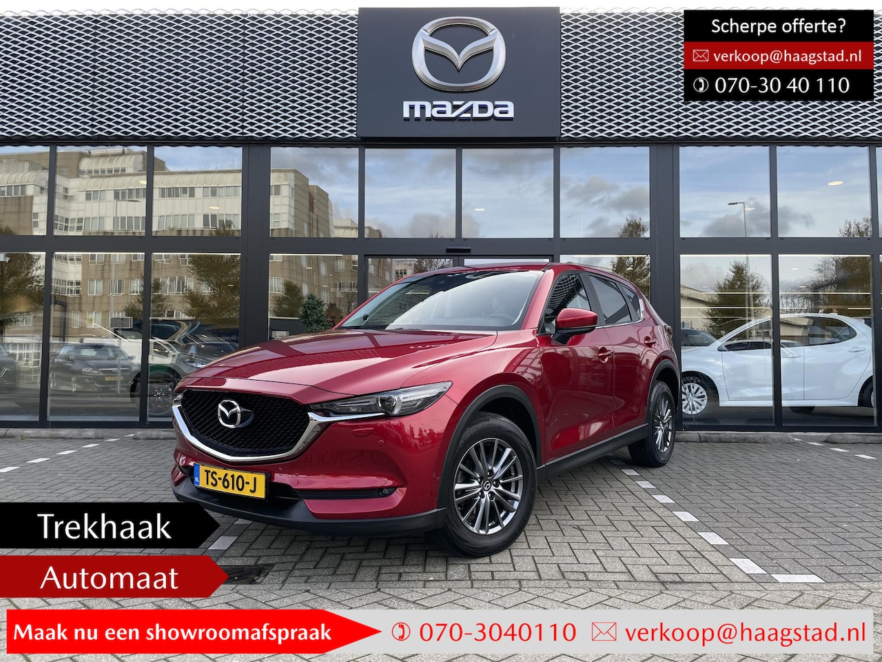 Mazda CX-5 - 2.0 SkyActiv-G 165 Skylease GT Trekhaak / Dealer Onderhouden / Lederen bekleding - AutoWereld.nl